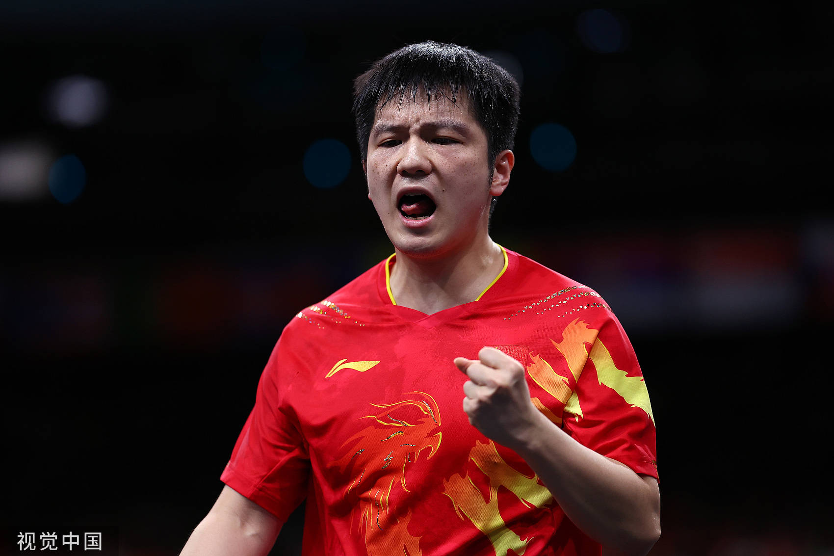 包含英国乒乓球队力克法国乒乓球队，樊振东关键制胜的词条