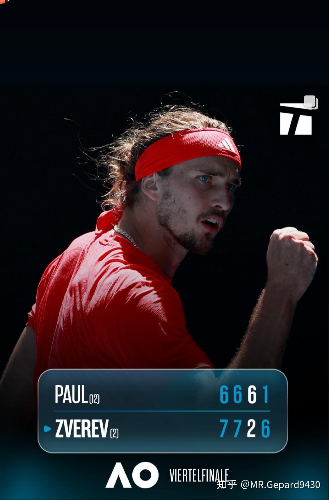 世界网球队鏖战澳大利亚网球队，兹维列夫关键制胜的简单介绍